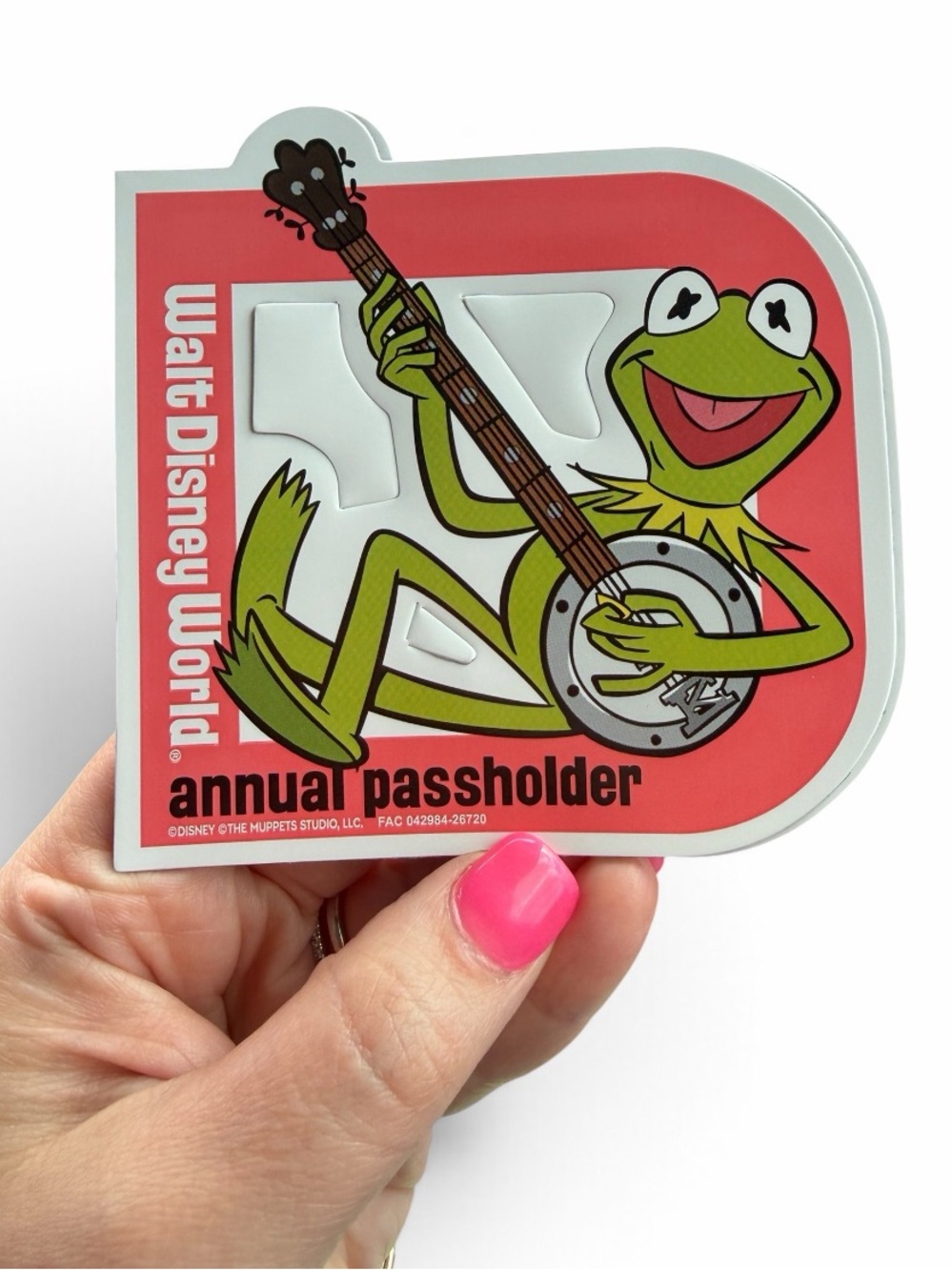 Disney Kermit the Frog Annual Passholder Magnet